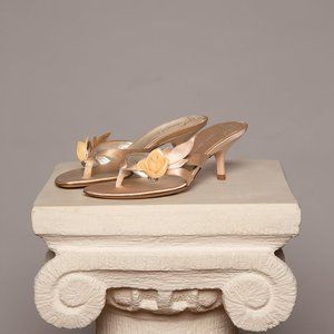 Extremely Rare Giuseppe Zanotti Pastel Pink Floral Sandal